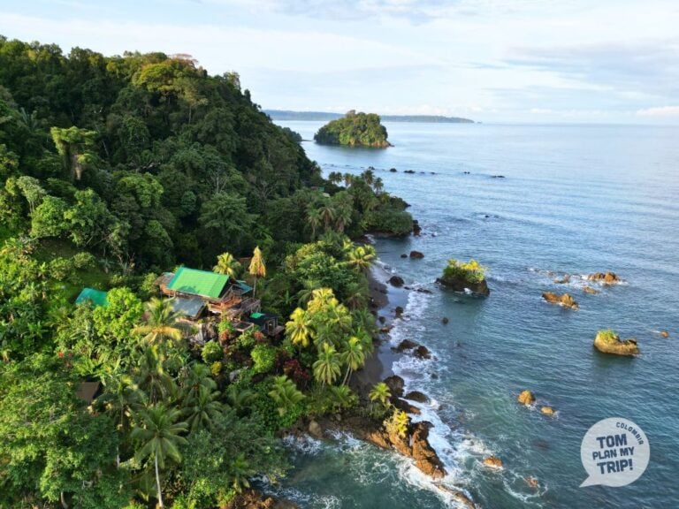 Eco-lodge tucked into the Chocó rainforest